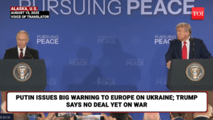Trump–Putin Summit Ends Without Breakthrough: India Caught in the Middle of Global Uncertainty